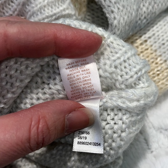 LC Lauren Conrad Striped Sequin Sweater - Picture 13 of 14